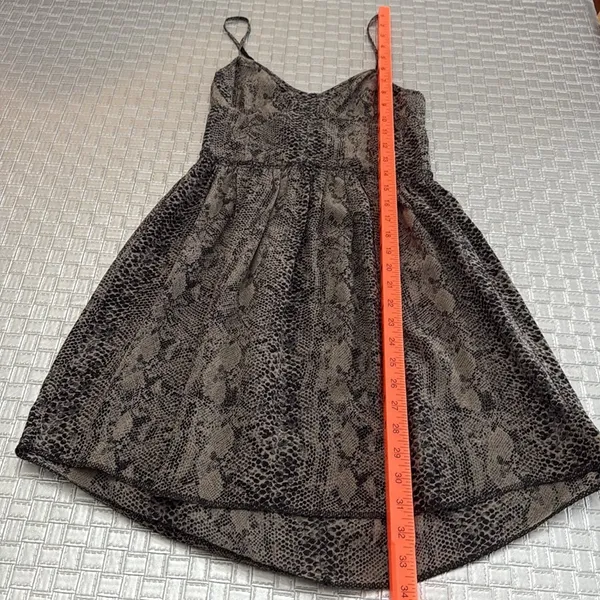 Wilfred Aritzia Silk Snakeskin Bustier Mini Dress Size 0 - Image 3