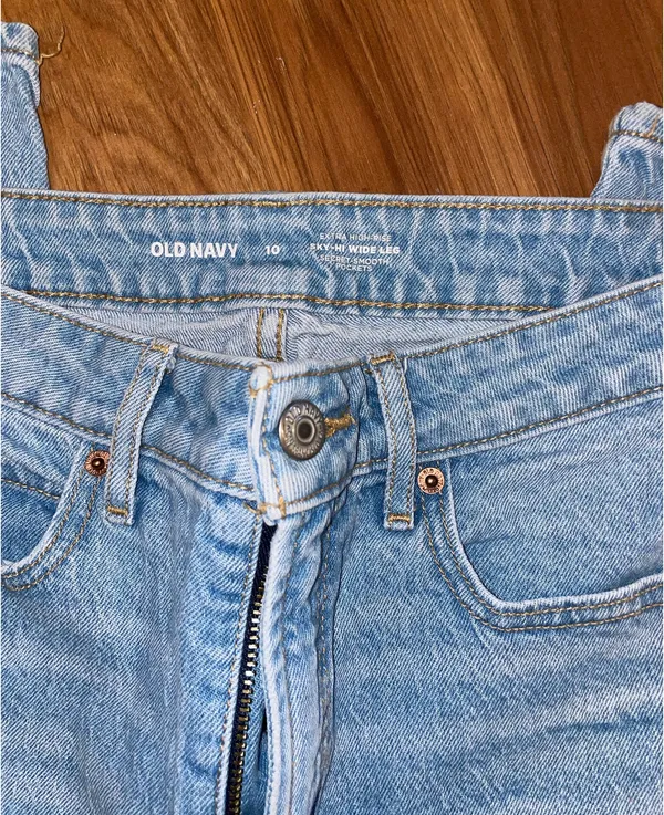 Old Navy Sky-Hi Jeans Wide-Leg - Image 5