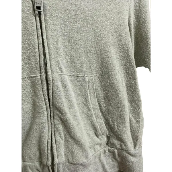 TNA Women's Full Zip Thermal Cotton Blend‎ Hoodie Size Medium - Image 2