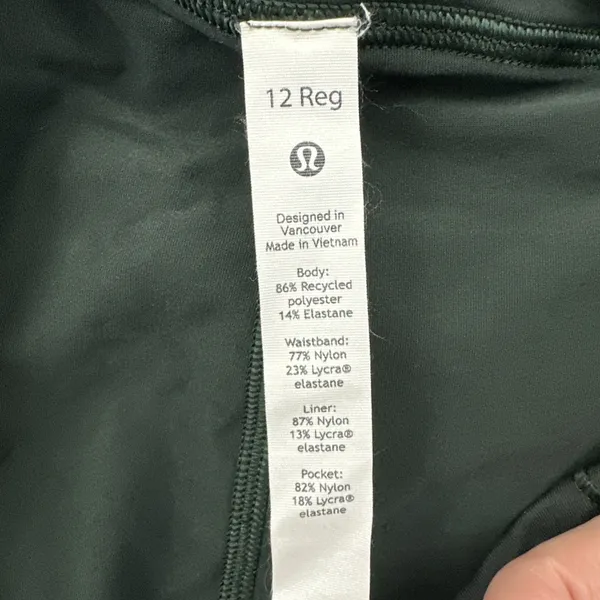 Lululemon Pace Rival Skirt Skort Green Camo Athletic Tennis Athleisure Women 12 - Image 6