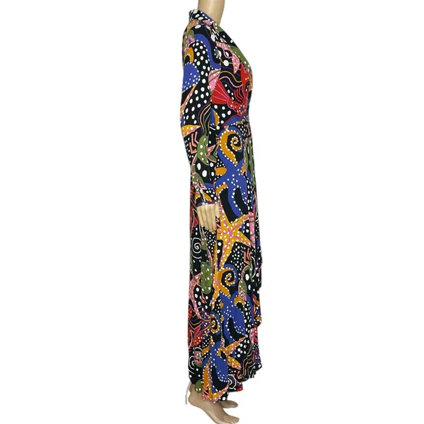 FARM RIO Under The Sea Maxi Dress, Multicolor, XS - Image 13