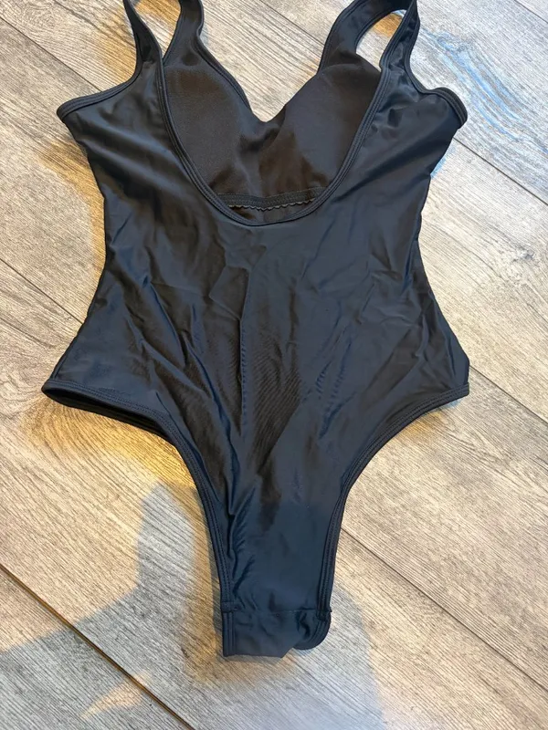 Shein Medium One Piece Bathing Suit Women’s Black “The Party” Funny Bachelorette - Image 3