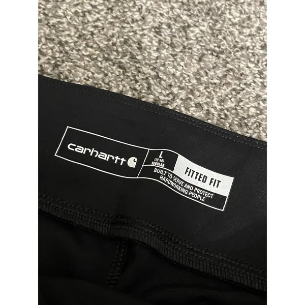 Carhartt Black Force Fitted Midweight Utility Leggings L - Image 2
