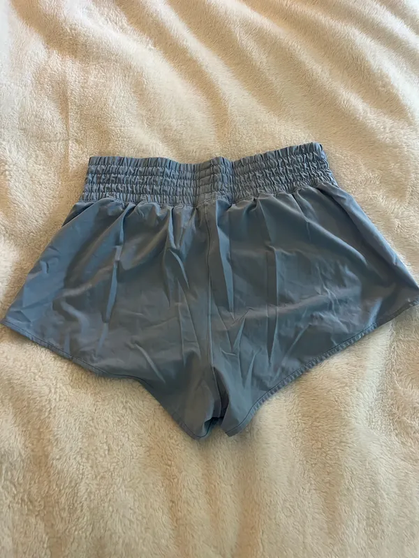 Aerie OFFLINE blue flowy shorts - Image 3