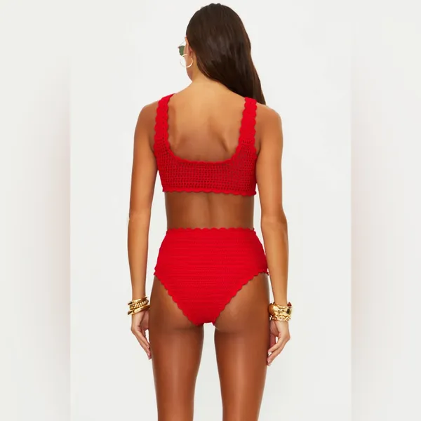 BEACH RIOT Kirby Bottom Ruby Crochet, Size Large , $138 - Image 9