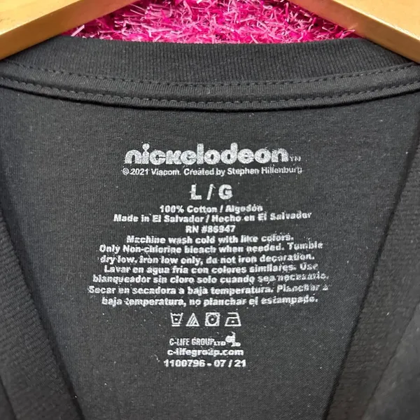 SpongeBob SquarePants Animated Series Nickelodeon Tee L  - Image 4