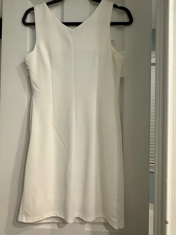 Women’s Cream Studded Cocktail Dress - Image 5