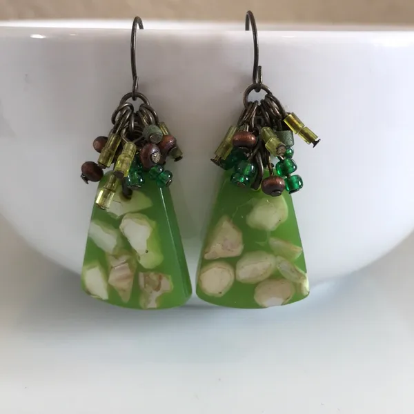 4 for $12 MIX N MATCH green earrings - Image 2