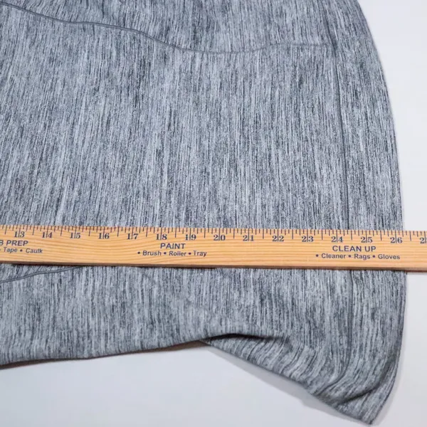 Lululemon Cypress Kiss Long Sleeve Top Women Size 12 Grey Space Dye Thumbholes - Image 9