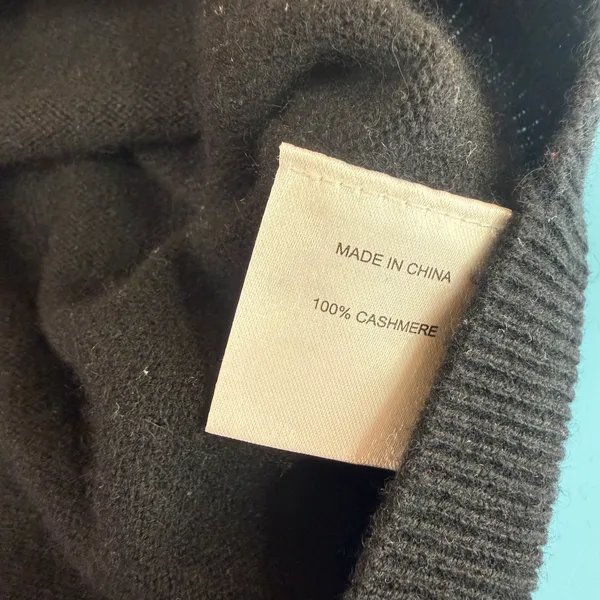 Quince Women's Black 100% Cashmere Sweater Size Small - Image 7