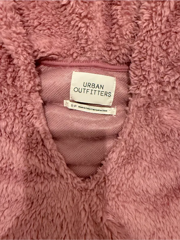 Urban Outfitters Dusty Rose Plush Hoodie - Image 2