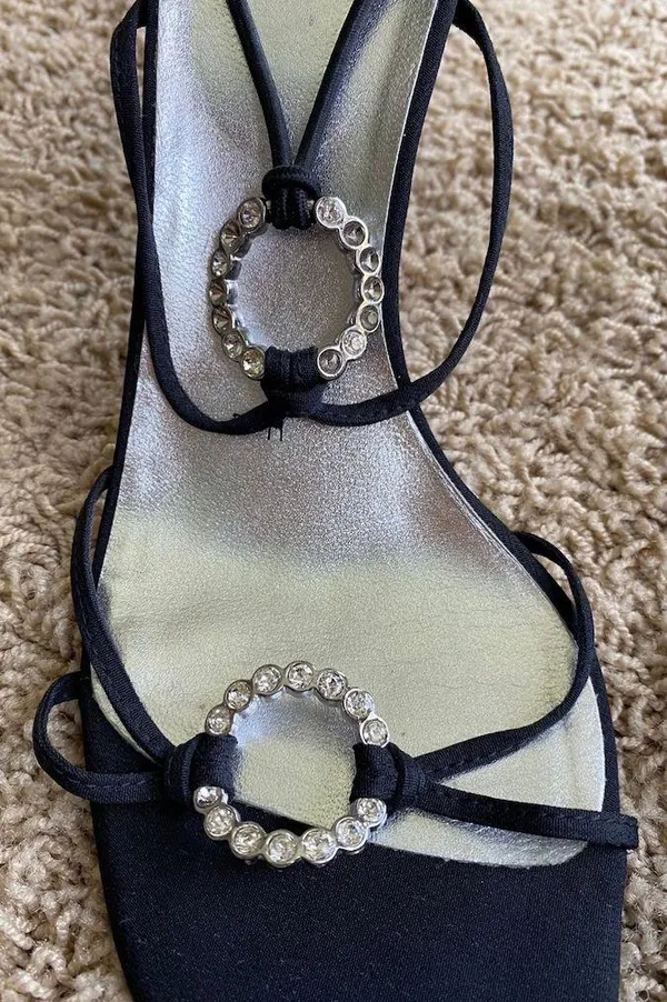 Stuart Weitzman Vintage  Ankle Strap Sz 9 - Image 6