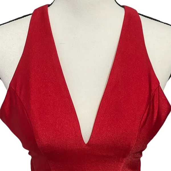 Faviana Ruby Backless Bodycon Dress Size 2 - Image 7