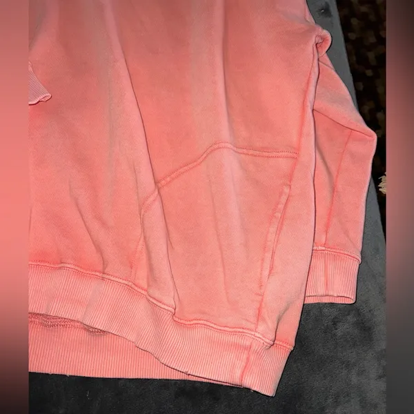 Aerie Happy Henley Everyday Polo Oversized Sweatshirt Size Medium - Image 9