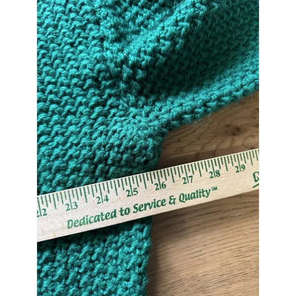 Altard State Women Size Large Oversized Chunky Knit Green Sweater Cozy Cottage‎ - Image 5
