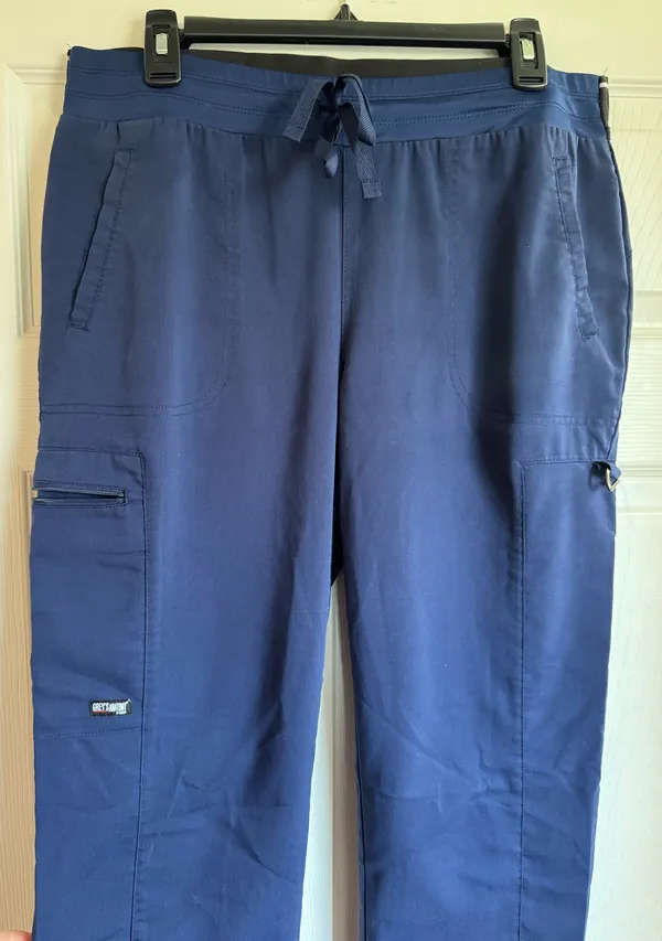 Grey's Anatomy by Barco Spandex Women's 3-Pocket Scrub Pants Medium Tall - Image 5