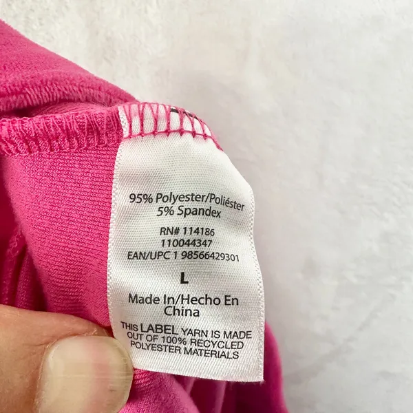Juicy Couture Big Bling Velour Track Pants Size Large Pink Y2K - Image 5
