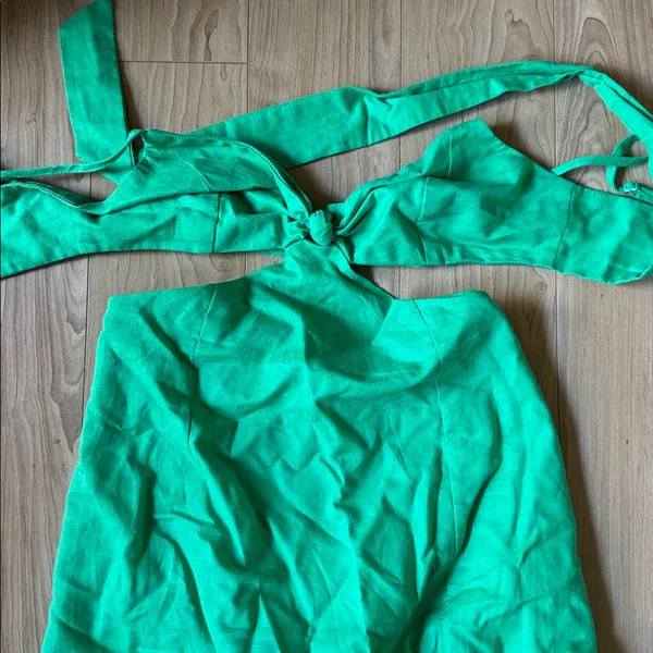 Emerald Dress Green Size 6 - Image 2
