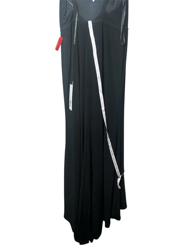 IEENA Mac Duggal Plunge Neck High Slit Gown Dress Size 10 NWT - Image 7