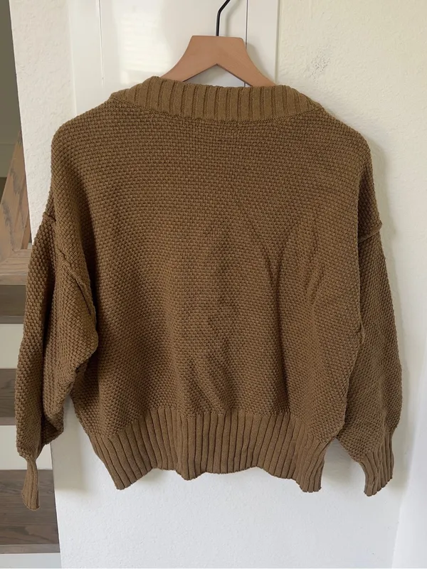 Free People Free est Hailee Cardi Set - Olive Green - NWOT - Image 3