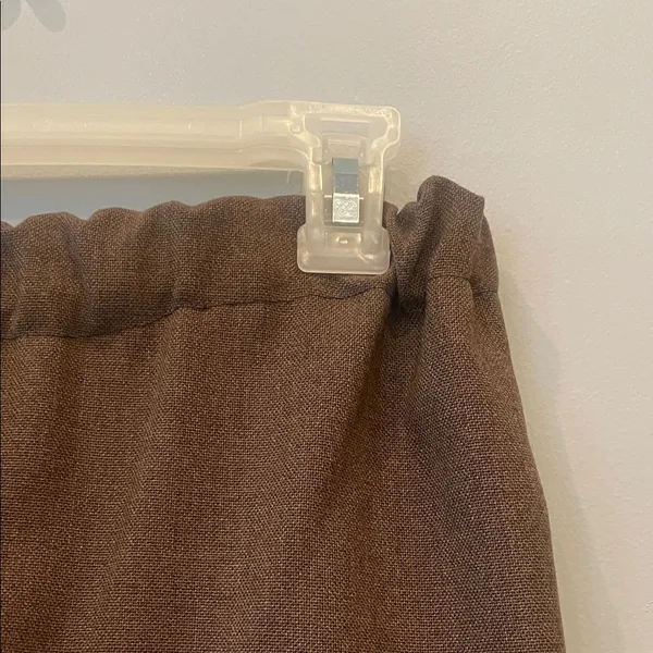 Women’s  Brown Pants handmade elastic waist lined like new - Image 3