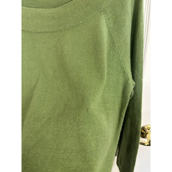 Carole Little Angora Wool Blend Wide Neck Pullover Sweater Size XL Cozy FLAWS - Image 5