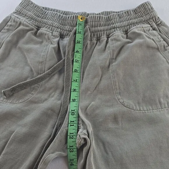 Zara‎ -172 Women's Grey Denim Joggers Raw Hem Size Medium - Image 4