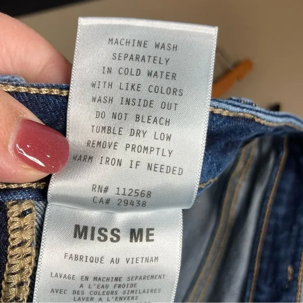 Miss‎ Me Standard ankle skinny jeans size 27 - Image 8