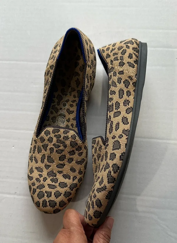 Rothy's Flats Leopard Print The Point 8.5 - Image 7