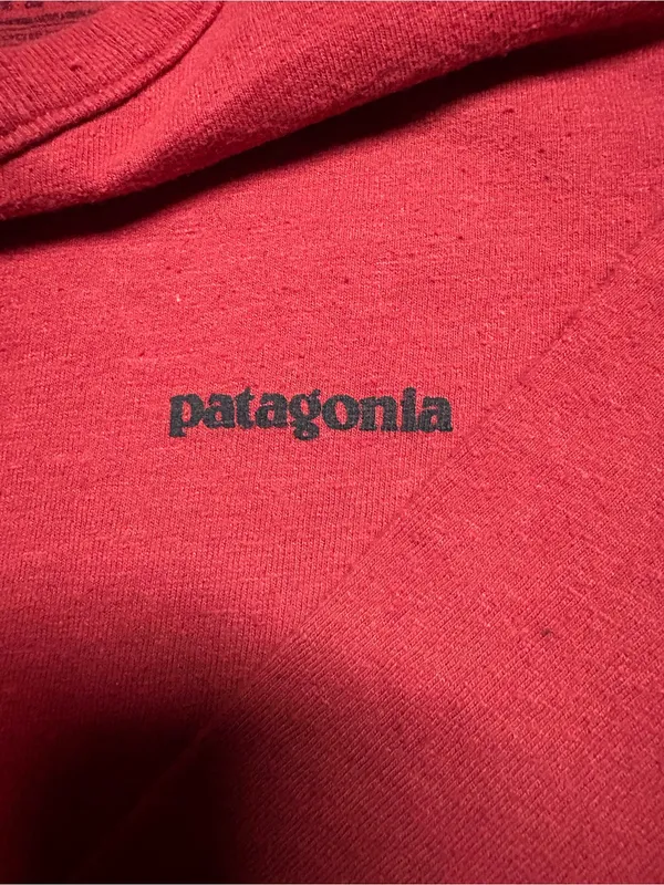 patagonia red graphic long sleeve - Image 4