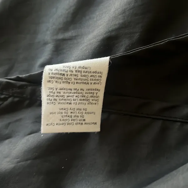 DKNY Vintage black nylon windbreaker zip up jacket - Image 10