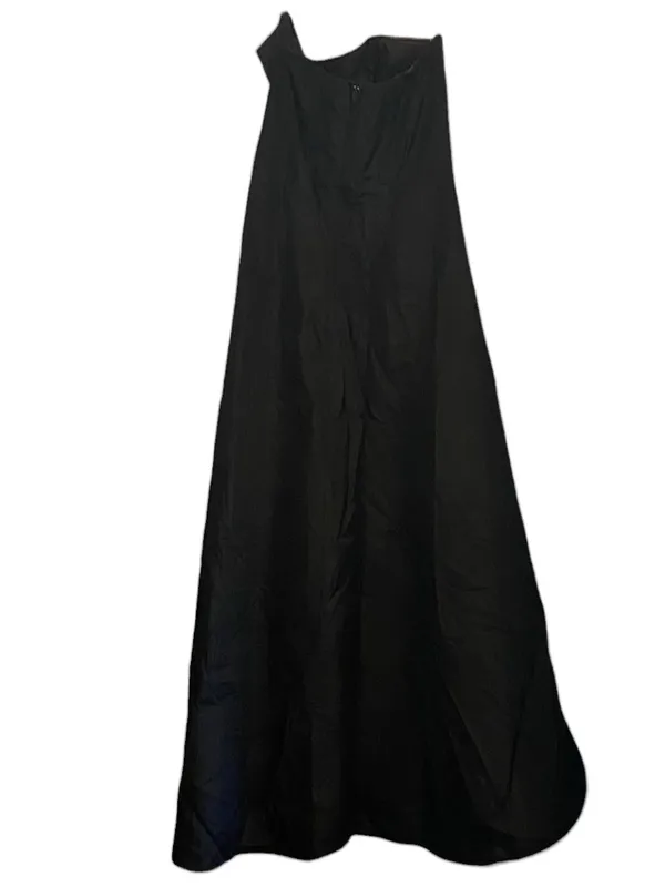 Vintage y2k Charlotte Russe Strapless Evening Gown Rhinestone Trim Formal goth - Image 3