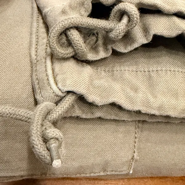 Aritzia TNA Highland Cargo Pant Oversized Cotton Cargo wide Leg Army Green‎ - Image 11