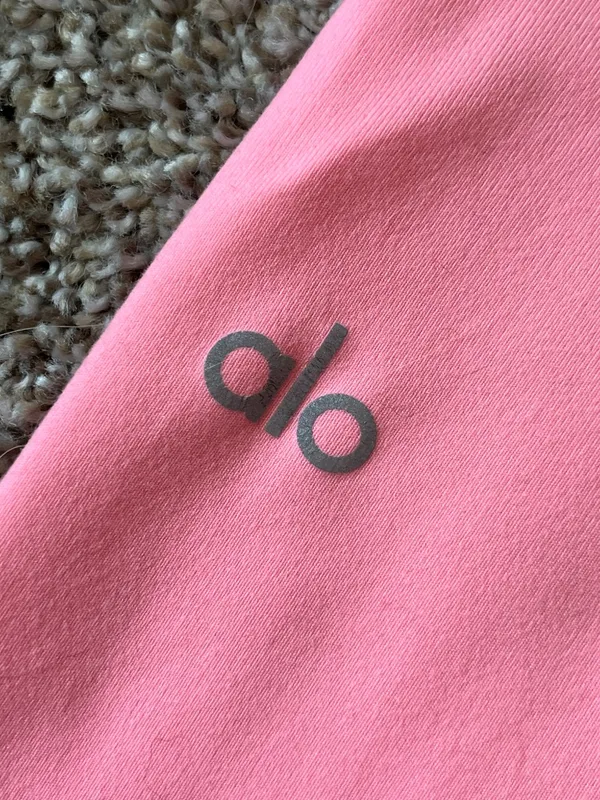 Alo Yoga Airbrush 7/8 Leggings Bright Pink High Waist Size XXS Pilates Workout - Image 4