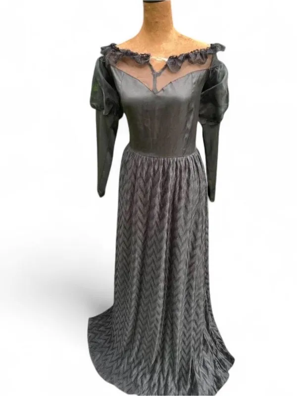 Whimsigoth Cosplay Dress Black Size M - Image 4