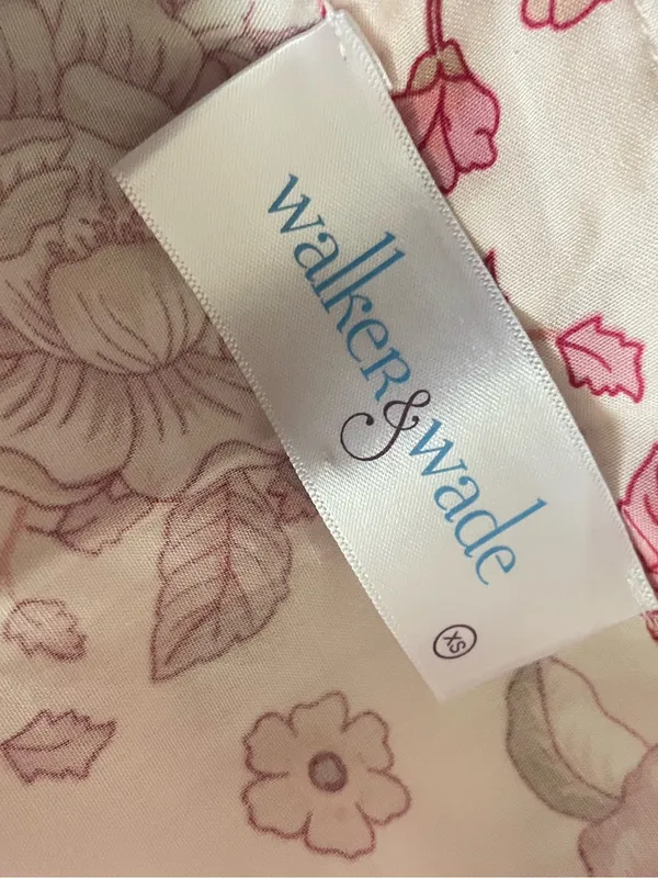 Walker & Wade Juliette Long Sleeve Maxi Dress French Rose Floral Size XS - Image 3