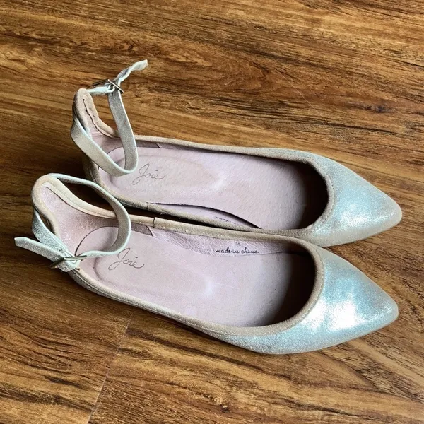 Joie temple ankle‎ strap pointed toe flats size 6 - Image 3