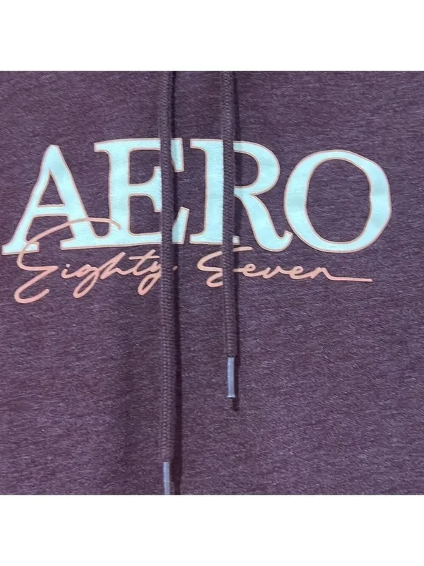 Aeropostale Cropped Hooded Sweatshirt Women's Medium - Image 2