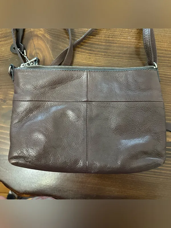 Fossil dawson leather crossbody - Image 3