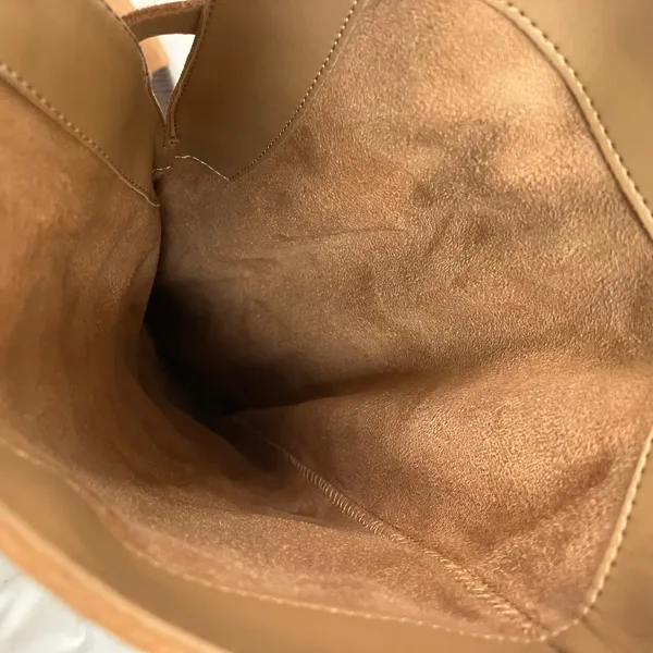 Sam Edelman Tan Suede OTK Boots 7 Leather‎ Heel Wrap Strap Tall Zip Buckle - Image 16
