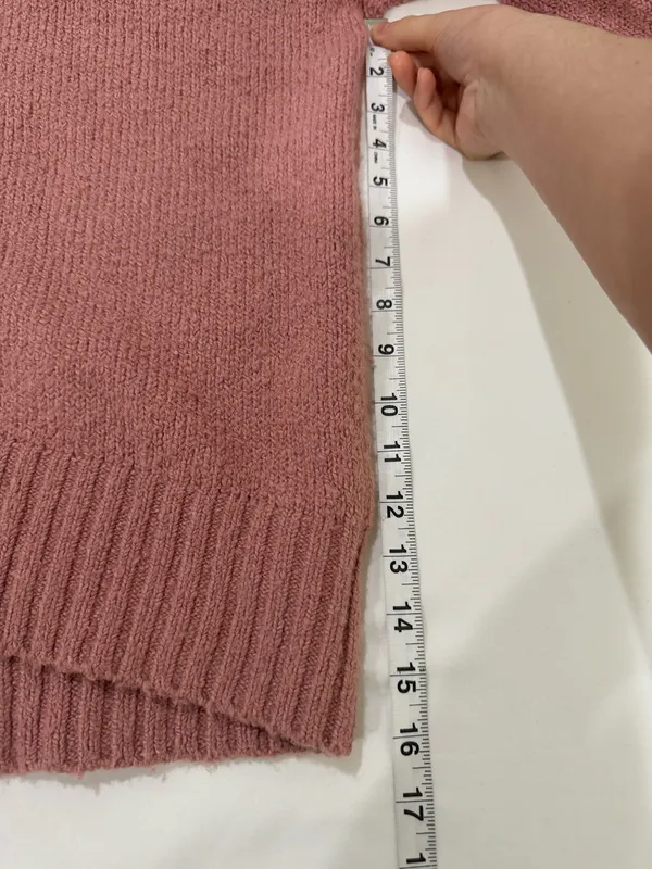 Free People Brookside Tunic Sweater Pink Small - Image 9
