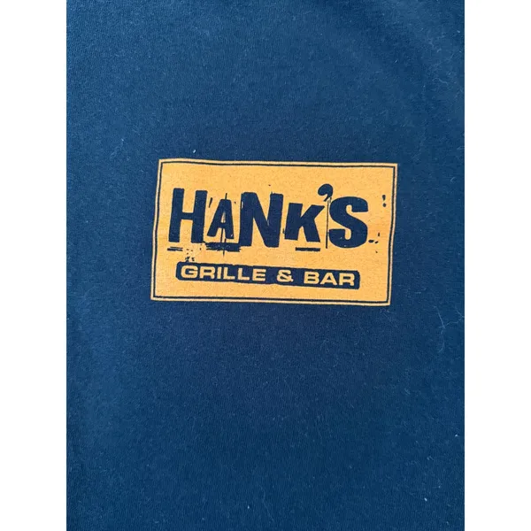 Gildan Hanks Grille and Bar McGaheysville VA Pig Graphic T-Shirt Black Medium - Image 7