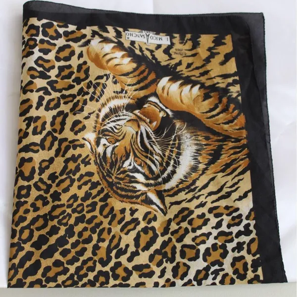 J Mico Sancho Paris Cheetah Print Tiger Scarf - Image 8