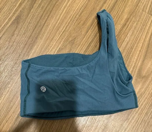 Ribbed Nulu Asymmetrical Yoga Bra - Image 2