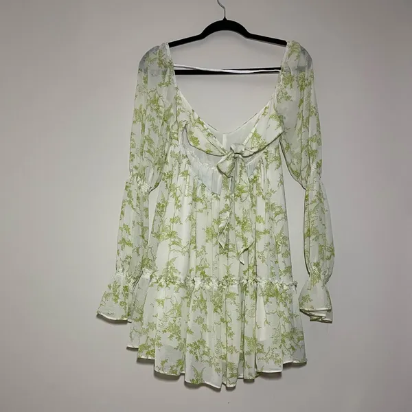 Urban Outfitters Lannette Long Sleeve Mini Dress - Image 9