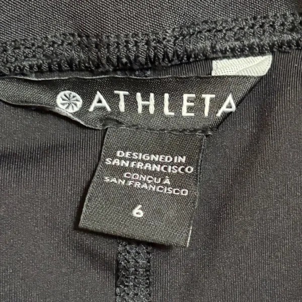 Athleta Trekkie Skort Black Hiking Active Skirt with Pockets‎ Size 6 EUC - Image 7
