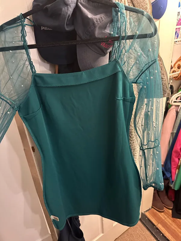 Green cocktail dress Size M - Image 2