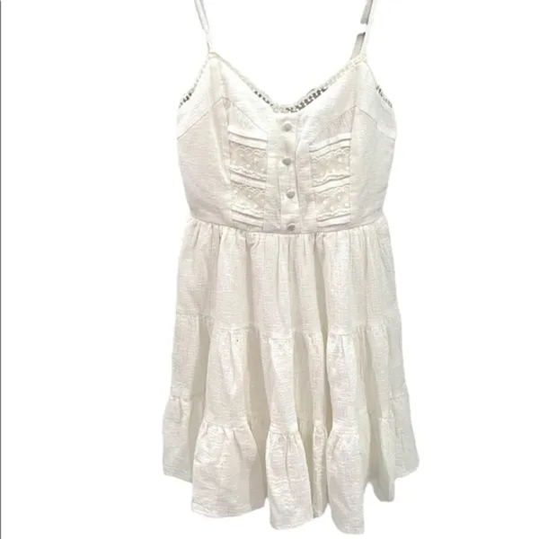 Princess Polly DLANEY MINI DRESS WHITE - Image 5