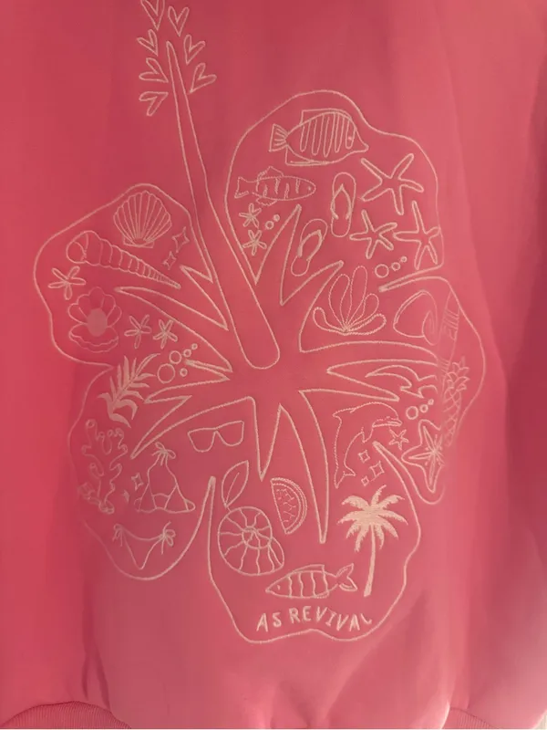 Altar’d State Hibiscus Paradise Hoodie Sweatshirt - Image 6