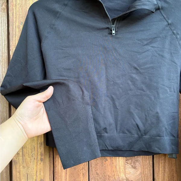 Core 10 Black Cropped Jacket Size M - Image 3
